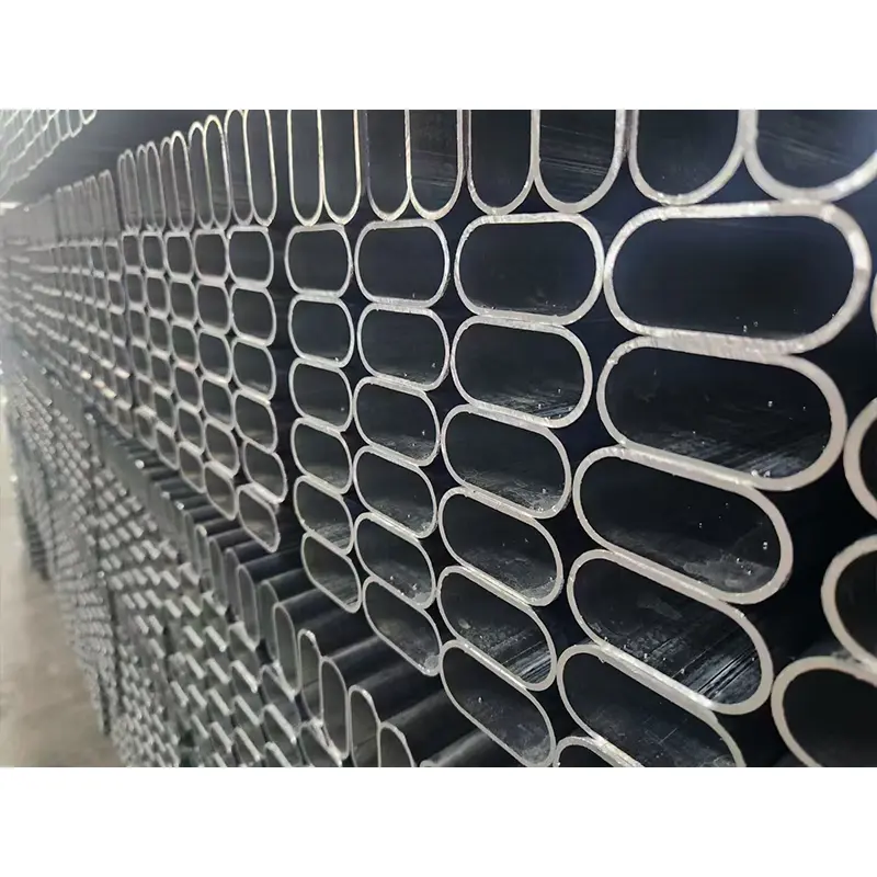 Tubo de acero ovalado galvanizado en caliente de diámetro pequeño