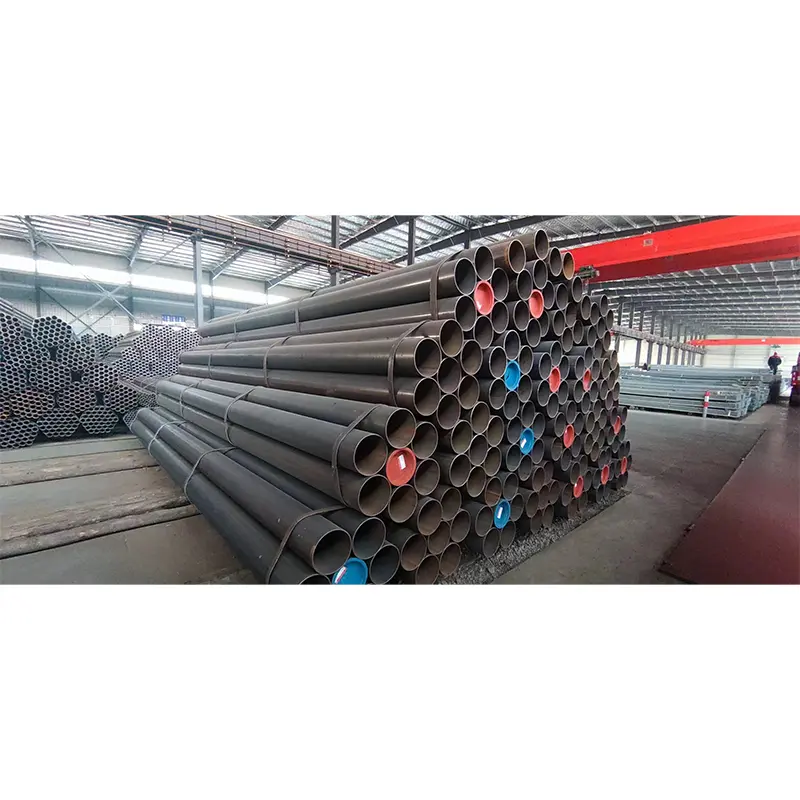 Tubo de acero sin costura negro de pared gruesa