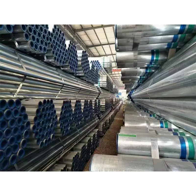 Tubo de acero redondo galvanizado en caliente de pared gruesa
